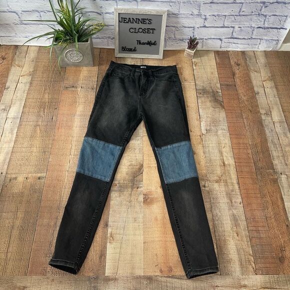 BDG high rise twig ankle jeans with knee patches - Picture 8 of 11